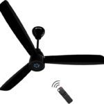 Atomberg Renesa Prime Remote 5 Star 1200 Mm 3 Blade Ceiling Fan(Bldc Motor With Remote | Gloss Black | Pack Of 1)