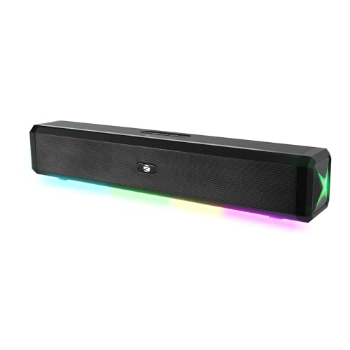 Zebronics Vita Bar 150 Wireless Bluetooth Soundbar, 20W Rms, 2.0 Channel, Dual (52Mm Driver & Passive Radiator), Upto 15 Hours Playback, Built In Battery, Btv5.3 | Usb | Msd | Aux | Fm | Tws, Rgb Led