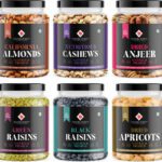 Nature Purify Dry Fruits Combo Pack 1.5Kg (250G Each All Premium) Almonds, Cashews, Figs, Apricots, Raisins(6 X 0.25 Kg)