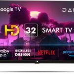 Daiwa 80 Cm (32 Inch) Hd Ready Led Smart Google Tv With Chromecast, Dolby Audio,Kids And Family Feature(32G1H)