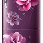 Samsung 183 L, 4 Star, Digital Inverter, Direct-Cool Single Door Refrigerator (Rr20C1824Cr/Hl, Red, Camellia Purple, Base Stand Drawer)