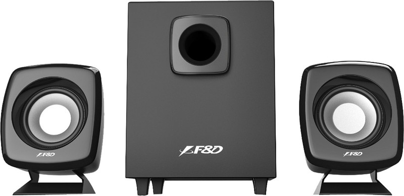 F&D Peak Power 22 W Bluetooth Laptop/Desktop Speaker(Black, 2.1 Channel)