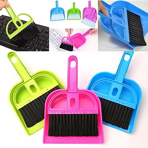 Generalab Mini Dustpan With Brush Broom Set For Multipurpose Cleaning 2 Pcs