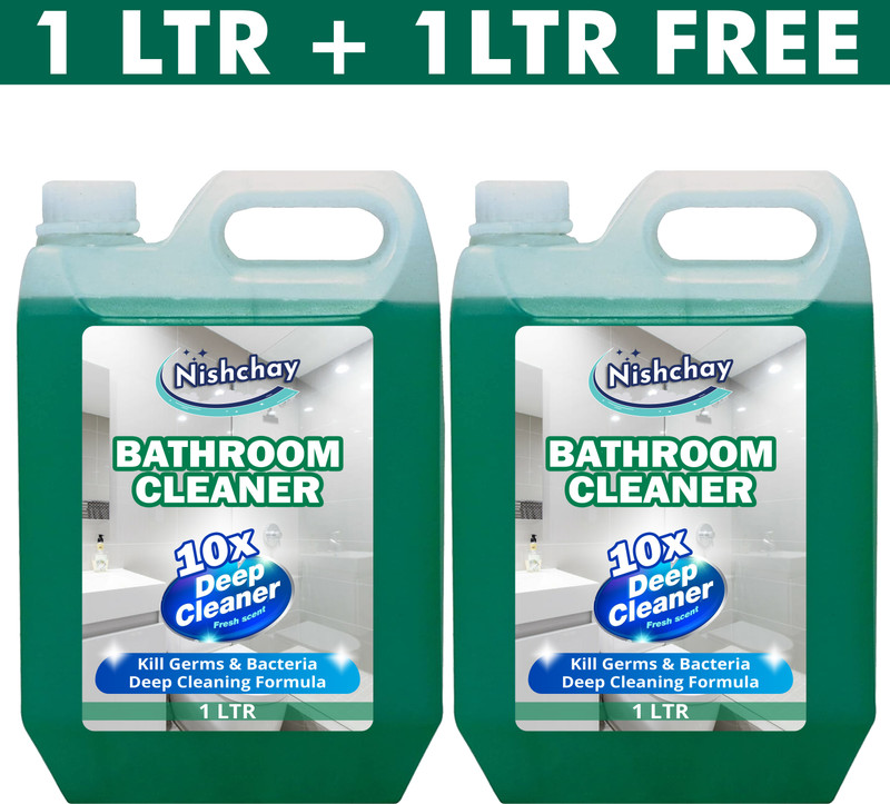 Nishchay Stains And Foul Fragrance From Almost All Bathroom Cleaner Liquid Of Stains Orignal(2 X 1 L)