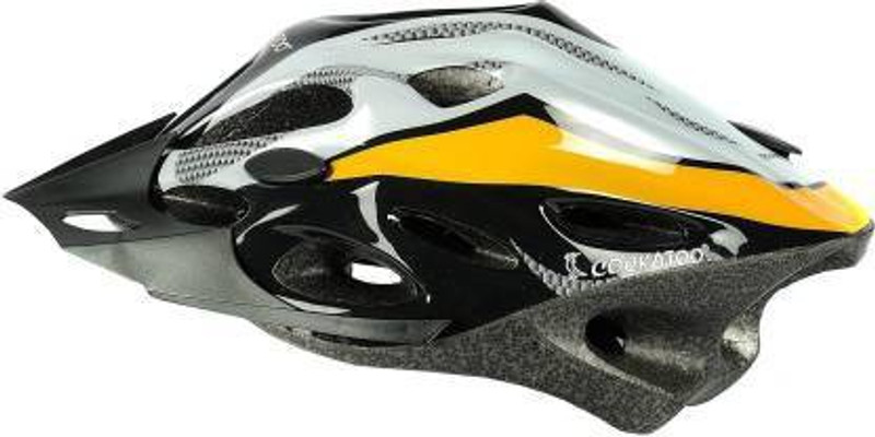 Cockatoo Medium Cycling Helmet(White, Yellow)
