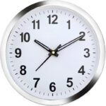 Masstone Analog 20 Cm X 20 Cm Wall Clock(White, With Glass, Standard)