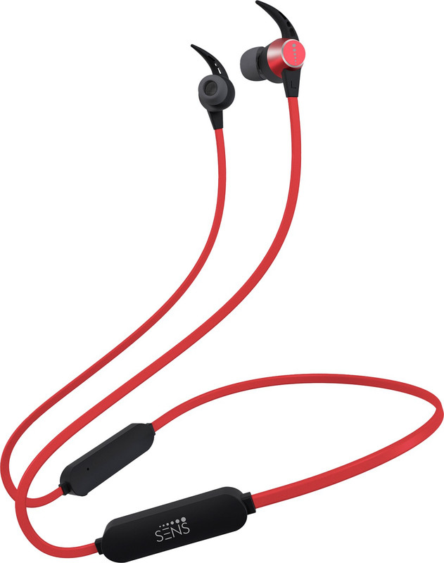 Sens Alvis 1 Neckband With Magnetic Earbuds Bluetooth(Scarlet Red, In The Ear)