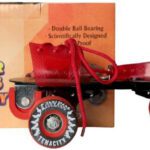 Cockatoo Tenacity Adjustable With Break(6 Years – 14 Years) Quad Roller Skates – Size 1-7 Uk(Red)