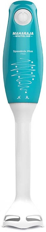 Maharaja Whiteline 175 W Turquoise Blue & White Hand Blender(Hb-146)