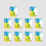 Flipkart Smartbuy 9 W Basic Round B22 Led Bulb(White, Pack Of 10)