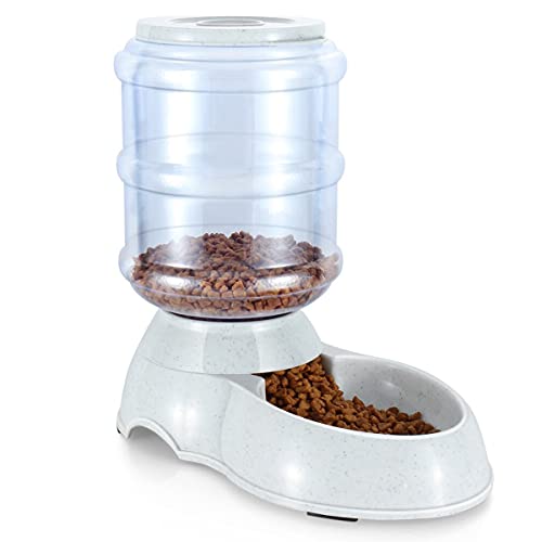 Vaygway Self Dispensing Pet Feeder Automatic Gravity Dog & Cat Feeder Dry Food Dispenser