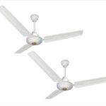 Activa Apsra 5 Star ( Pack Of Two) 1200 Mm 3 Blade Ceiling Fan(White | Pack Of 2)