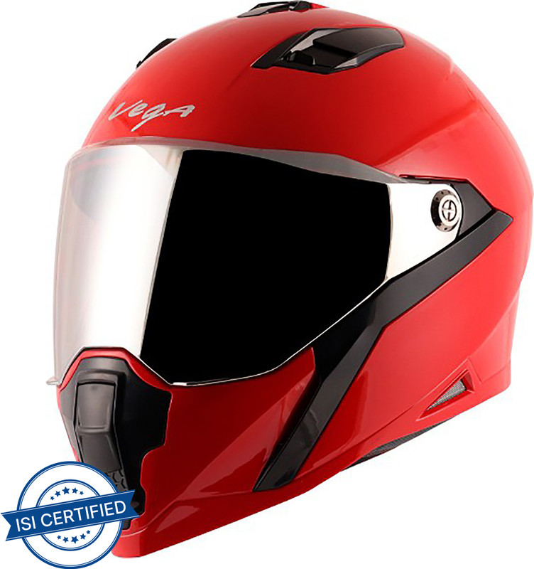Vega Storm Motorbike Helmet(Red)