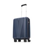 Aristocrat Polypropylene Airpro Cabin 55 Cm(Small) 8 Spinner Wheels Trolley Bags For Travel Hard Case Luggage, Lightweight Bag With Combination Lock & Robust Trolley With 7 Years Warranty (Blue)