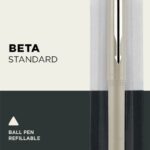 Parker Beta Standard Ct (Systemark) L.Grey Ball Pen(Ink Color – Blue)