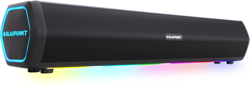 Blaupunkt Sba20 Pro With 2000Mah Battery,Rgb Lights,Honeycomb Design, 25 W Bluetooth Soundbar(Black, 2.1 Channel)