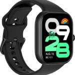 Redmi Watch Move 1.85 Premium Amoled,14 Day Battery,Best Accuracy,Dual Core Processor Smartwatch(Black Drift Strap, Free Size)