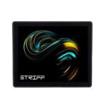 Striff Mpad Mouse Mat 230X190X3Mm Gaming Mouse Pad, Non-Slip Rubber Base, Waterproof Surface, Premium-Textured, Compatible With Laser And Optical Mice(Universe Black)