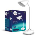 Wipro Aries 6W Rechargeable Led With 3 Grade Dimming|Touch Control|Upto 5 Hrs Backup Table Lamp(36.3 Cm, White)