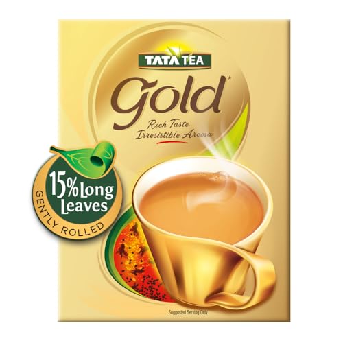 Tata Tea Gold | Assam Teas With Gently Rolled Aromatic Long Leaves | Rich & Aromatic Chai | Black Tea | 500Gram|Loose Leaves