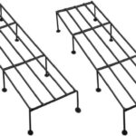Flipkart Smartbuy Modern Indoor & Outdoor Iron Planter Stand For Garden/Balcony/Home Plant Container Set(Pack Of 2, Metal)