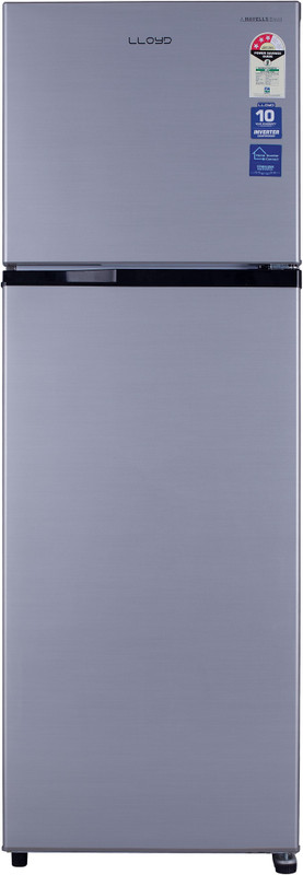 Lloyd 283 L Frost Free Double Door 2 Star Refrigerator(Metallic Silver, Glff292Amst1Pb)