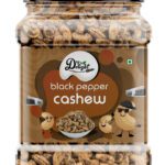Drydelight Premium Black Pepper Cashew | Roasted Not Fried | Healthy And Tasty Cashews(900 G)
