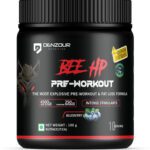 Denzour Nutrition Bee-Hp Pre-Workout, Most Explosive Muscle Pump With Fat Loss Formula Pre Workout(100 G, Blueberry)