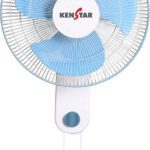 Kenstar Draft Speed 400 Mm 3 Blade Wall Fan(White, Blue | Pack Of 1)