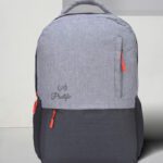 Prolific Stylish-25 Ltr Backpack Laptop Backpack For 14 Inch Laptop And Nylon Water Resistance Backpack With Usb Charging Port, Ideal For School, College, Office And Travel 25 L Laptop Backpack(Grey)