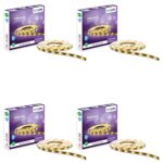 Ecolink Polycarbonate 25-Watt Led Strip Light Green (60 Leds, Pack Of 4), 10.9 Cm
