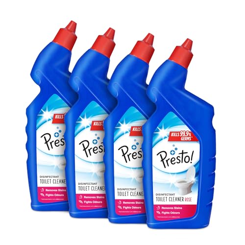 Presto! Toilet Cleaner Rose 1L X 4 (Poly Bag)