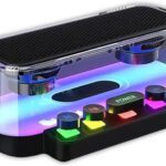 Adofys Wireless Bluetooth Speaker With Multi-Color Led Light High Sound Quality Speaker 10 W Bluetooth Speaker(Black, 2.0 Channel)