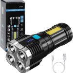 Sahaj Enterprise Led 5W Torch Light Rechargeable Torch Flashlight Usb Fast Charger Power Bank Smart Bulb