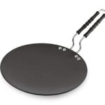 Cello Hard Anodized Aluminium Concave/Paratha/Roti Tawa (28Cm), Black (3Mm Thickness)