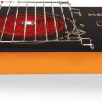 Kapli 2000 W Radiant Cooktop Touch Panel(Black, Infrared Induction 2000 Watt (All Utensil Use-Able))