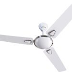 Bajaj Bajaj Crest Deco Turbo 1200Mm White Ceiling Fan 1 Star 1200 Mm 3 Blade Ceiling Fan(Energy Saving | White, Silver | Pack Of 1)