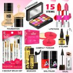 Lady Fashion 15 Pcs. Xclusive Makeup Kit Xcm01S036(Pack Of 15)
