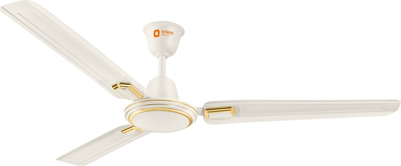 Orient Electric Ujala Air Deco 1 Star 1200 Mm 3 Blade Ceiling Fan(Ultra High Speed | Ivory | Pack Of 1)