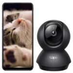 Tapo Tp-Link 2K 3Mp Pan/Tilt Indoor Security Camera For Baby Monitor, Pet Camera | Motion Detection & Tracking | 2-Way Audio | Cloud & Sd Card Storage | Works W/Alexa & Google Home | Black C211