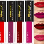 Blushis Non Transfer Insta Beauty Waterproof Longlast Sensational Liquid Matte Mini Lipstick Combo Pack Of 4 Red ,Purple Maroon And Magenta Colour Shade(Multicolor, 16 Ml)
