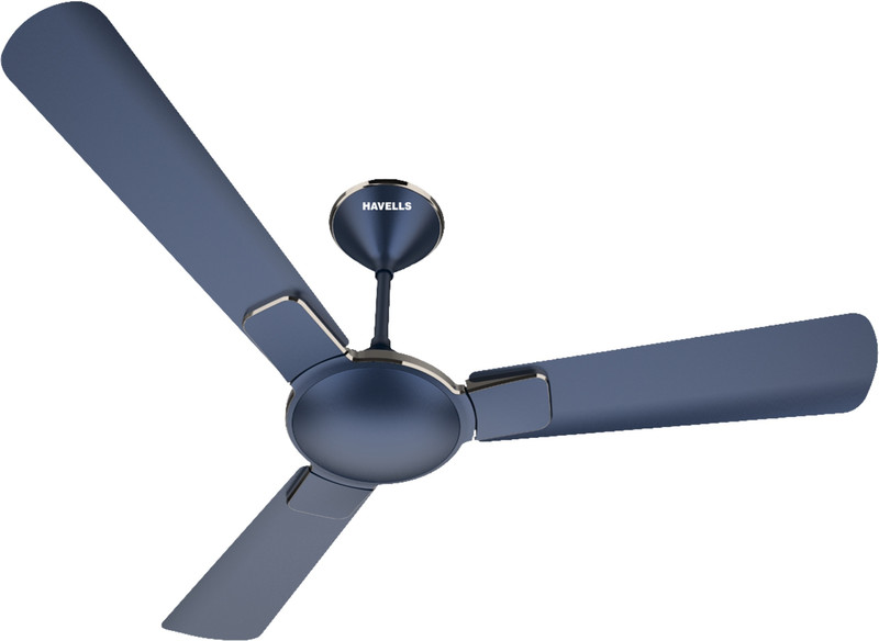 Havells Enticer Es 1200 Mm 3 Blade Ceiling Fan(Indigo Blue Chrome | Pack Of 1)