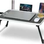 Kitchoff Wood Portable Laptop Table(Finish Color – Multicolour)