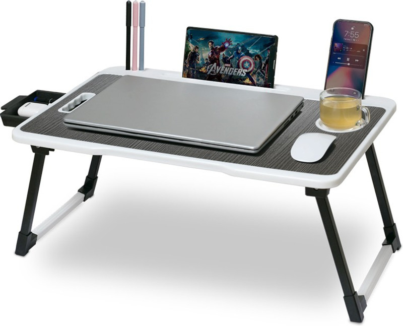Kitchoff Wood Portable Laptop Table(Finish Color – Multicolour)