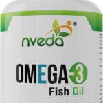 Nveda Omega 3 Supplements 60 Softgels ( 1000 Mg Omega 3 , With 180 Mg Epa & 120 Mg Dha)(60 No)