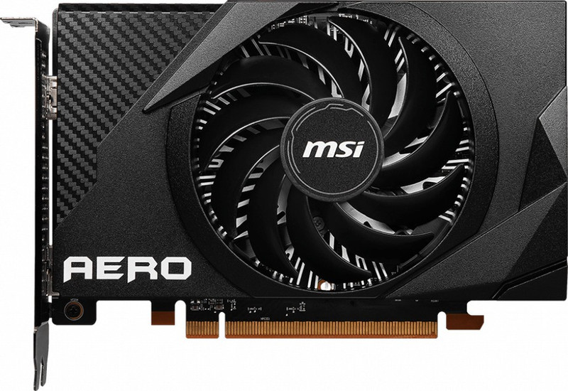 Msi Rx 6400 Aero Itx 4G Gddr6 4 Gb Amd Radeon Chipset 64 Bit 2321 Mhz Graphics Card
