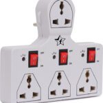 Flipkart Smartbuy 4 Universal Socket 3 Switch Multi Plug Extension Board 4  Socket Extension Boards(Beige, 0 M)