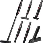 Agaro Sapphire Hand Held Vacuum Cleaner,Up To 15 Kpa Powerful Suction Hand-Held Vacuum Cleaner(Black)