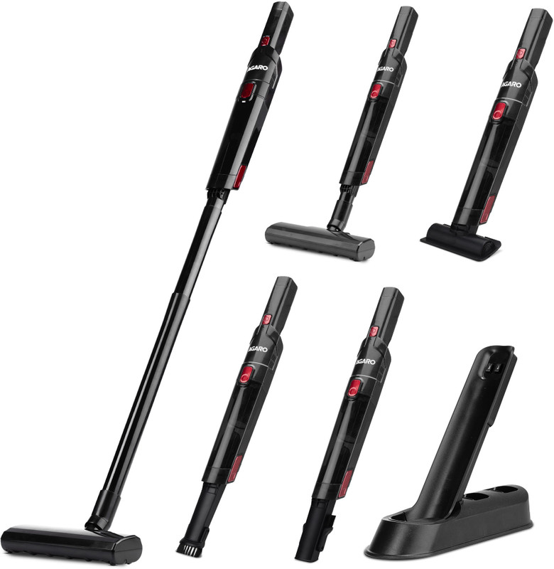 Agaro Sapphire Hand Held Vacuum Cleaner,Up To 15 Kpa Powerful Suction Hand-Held Vacuum Cleaner(Black)