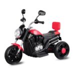 Skya Star 3 Wheel Harley Bike Rechargeable Battery Operated Ride On Bike For Kids,1 To 4 Years With Foot Accelerator – Red